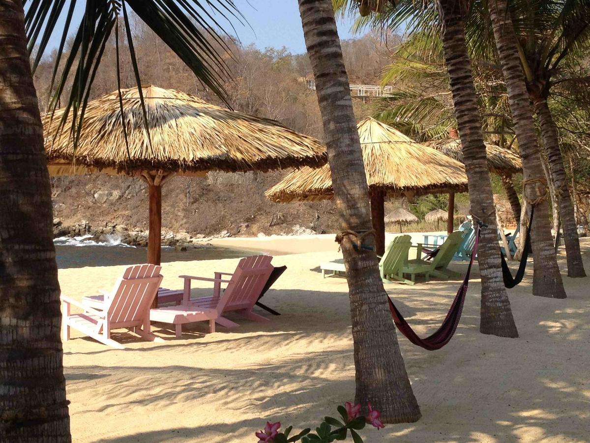 Отель Casa Luna Playa Пуэрто-Анхель Экстерьер фото